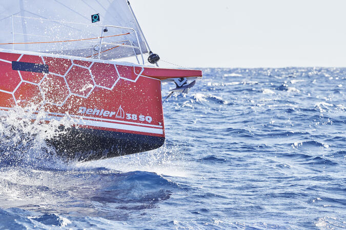 Voilier Dehler 38 SQ en navigation