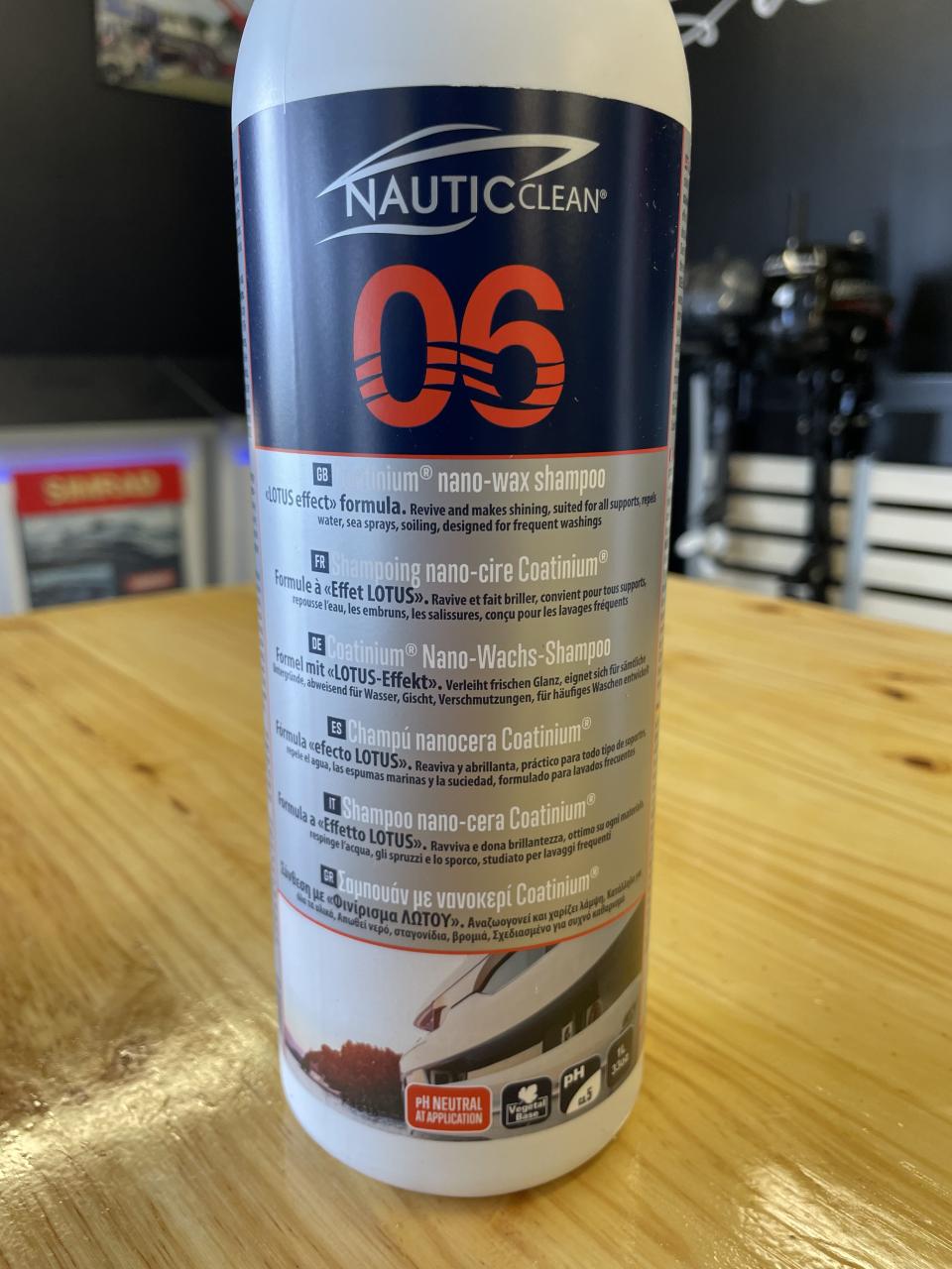NAUTIC CLEAN N°6 SHAMPOING NANO-CIRE COATINIUM 1L