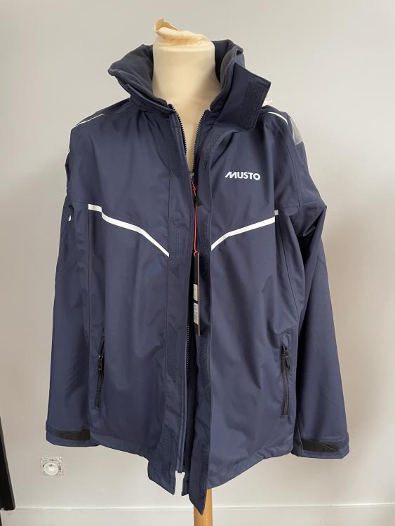 VESTE DE QUART MUSTO BR1 INSHORE JACKET NAVY/WHITE TAILLE