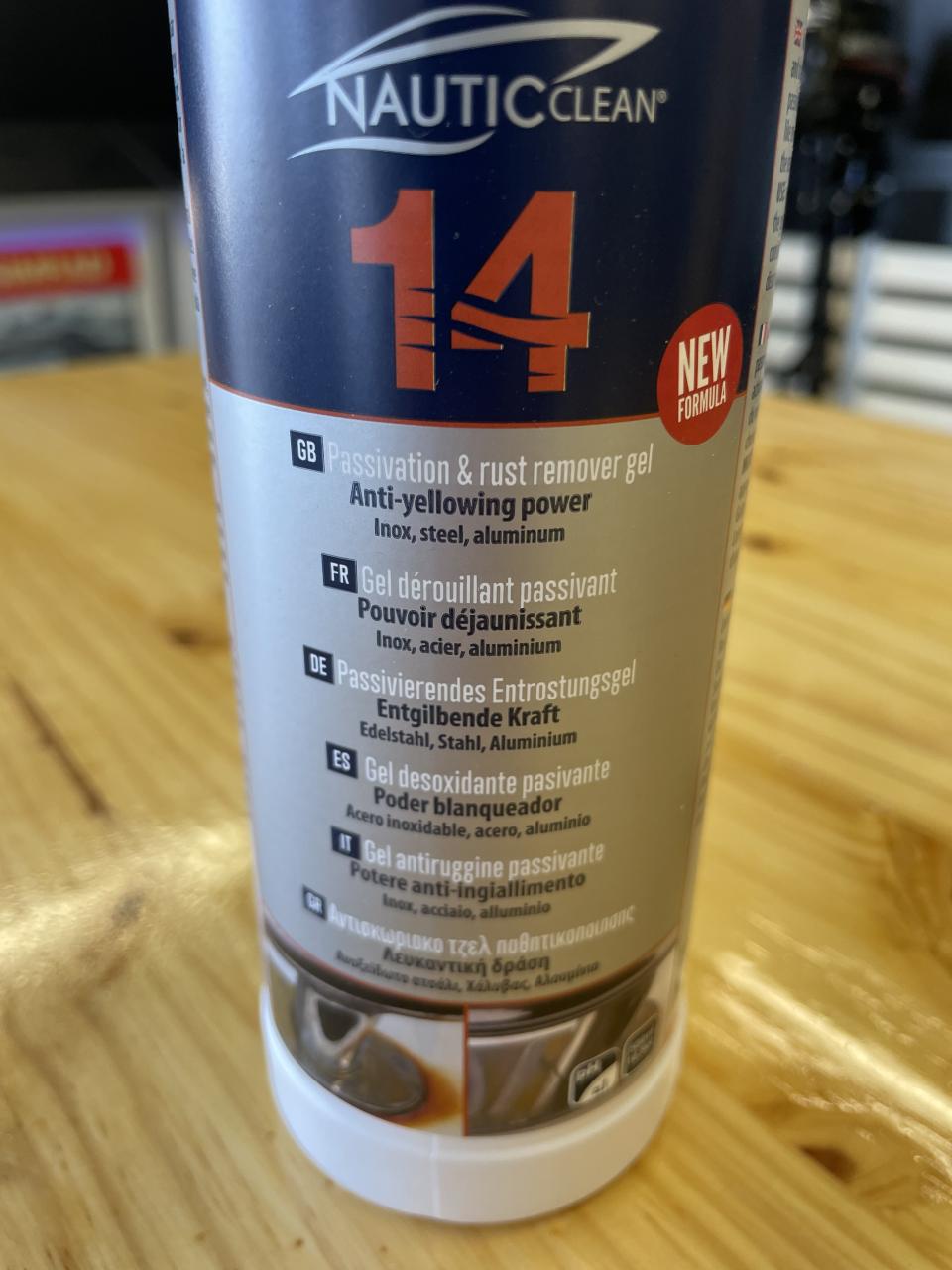 NAUTIC CLEAN N°14 GEL DEROUILLANT PASSIVANT