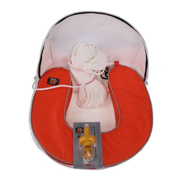 MOB BUOY BLANC - BOUÉE - FEU À LED - LIGNE DE JET