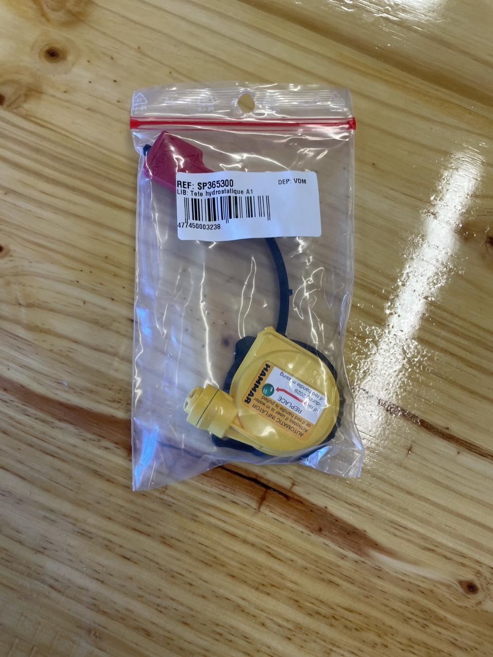 SYSTEME PERCUSSION GILET HAMAR A1