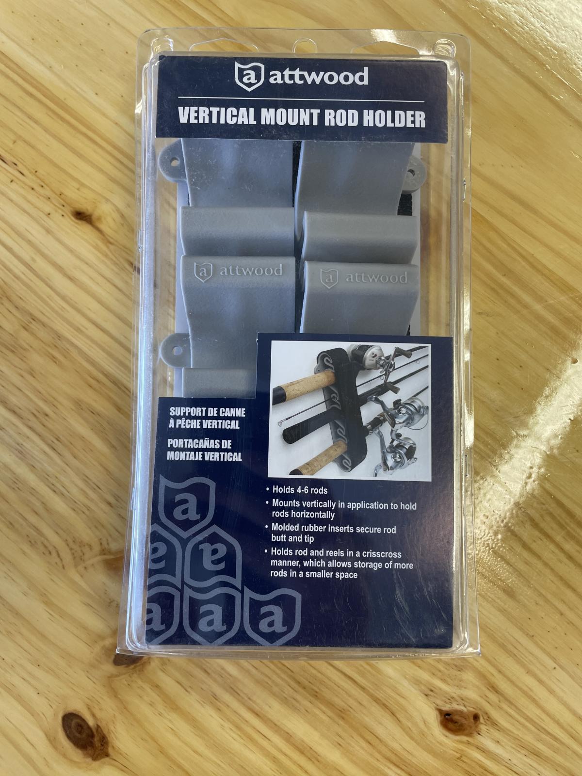 SUPPORT DE CANNE A PECHE VERTICAL