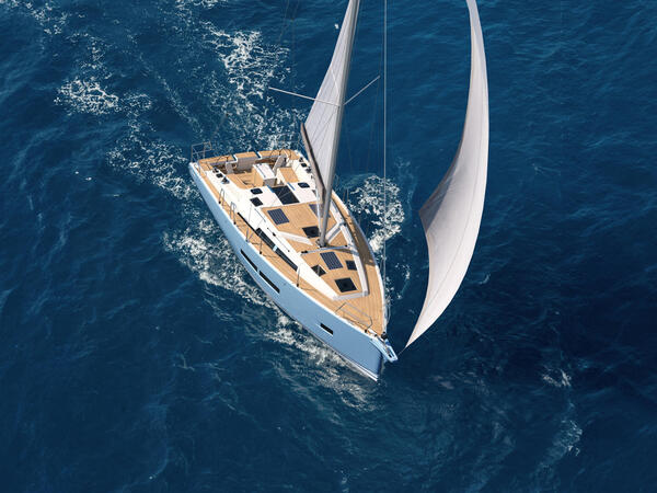Voilier Hanse en navigation