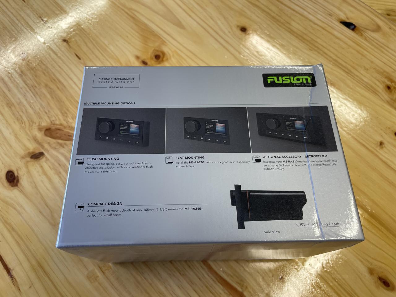 AUDIO FUSION POUR BATEAU RA210