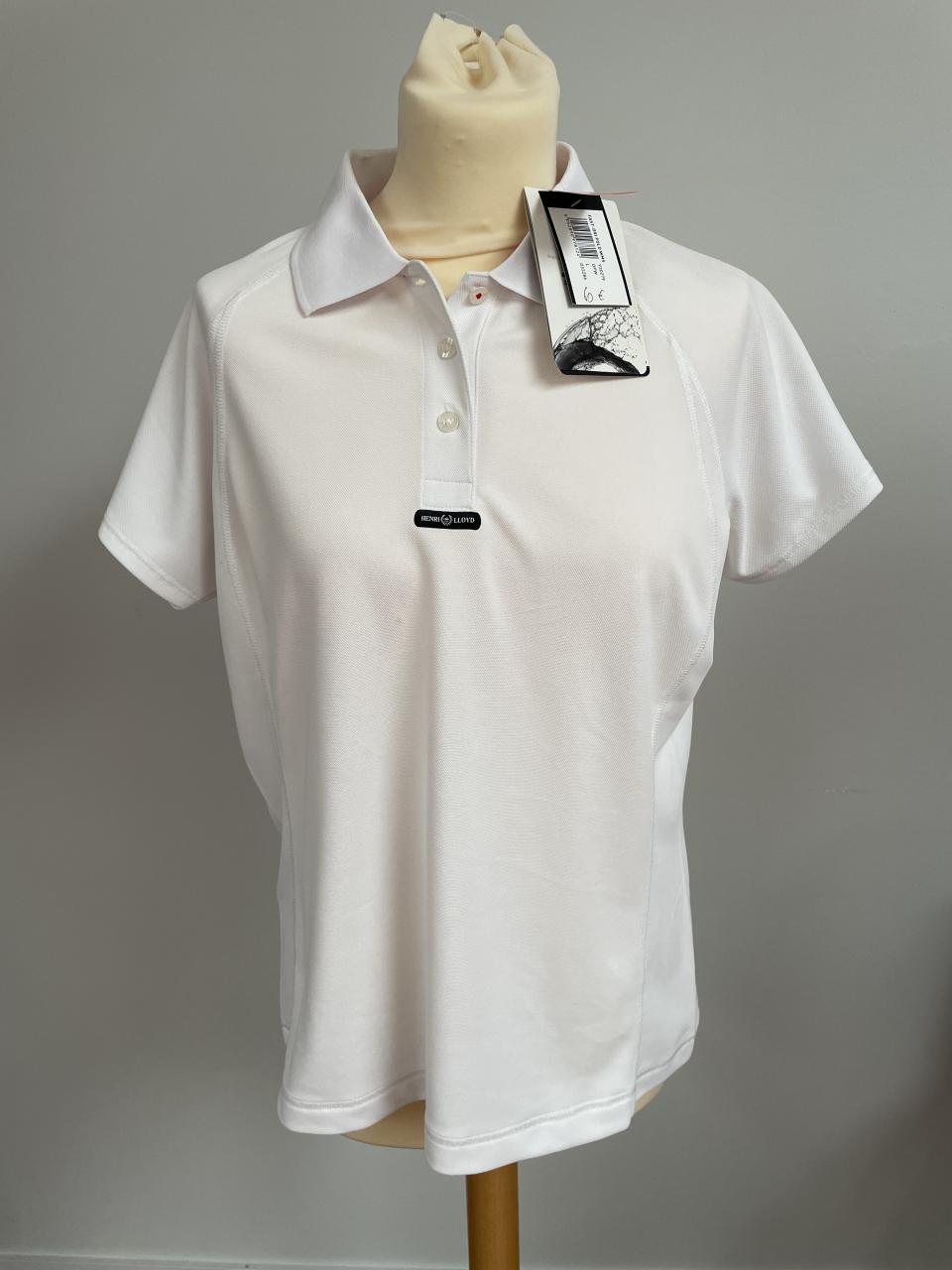 POLO FEMME HENRI LLOYD - BLANC - TAILLE