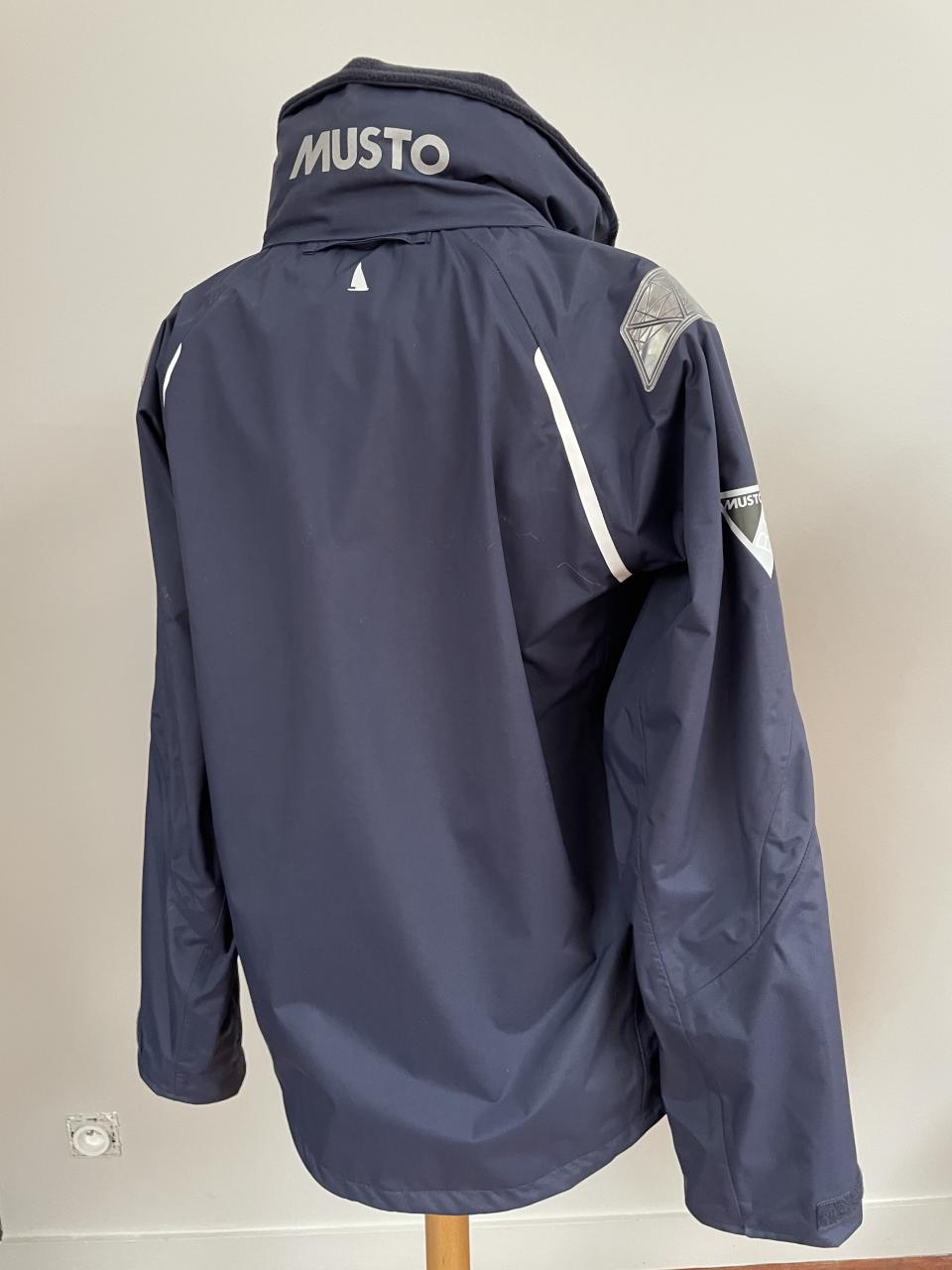 VESTE DE QUART MUSTO BR1 INSHORE JACKET NAVY/WHITE TAILLE