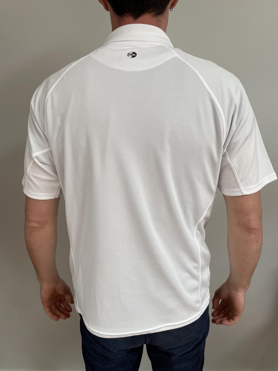 POLO HOMME GILL UV TEC - BLANC TAILLE XL