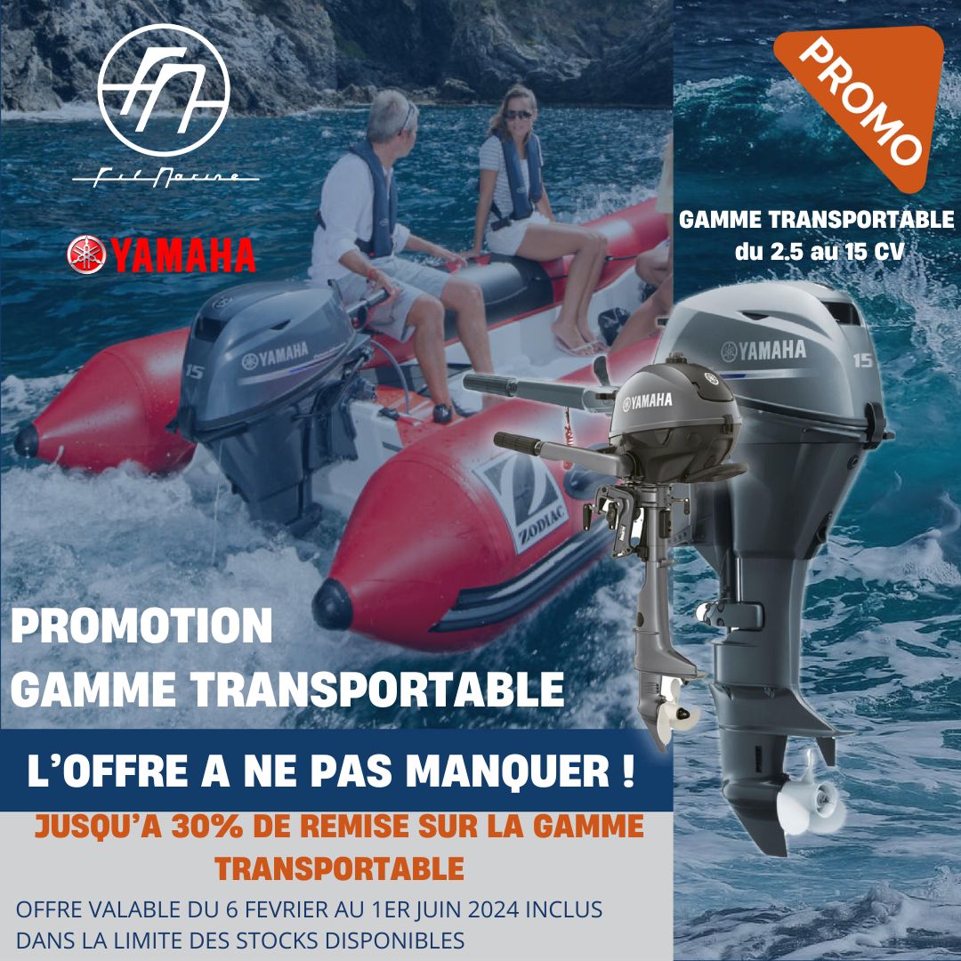 Prix promotion Moteur Hors-Bord Yamaha petites puissances 
