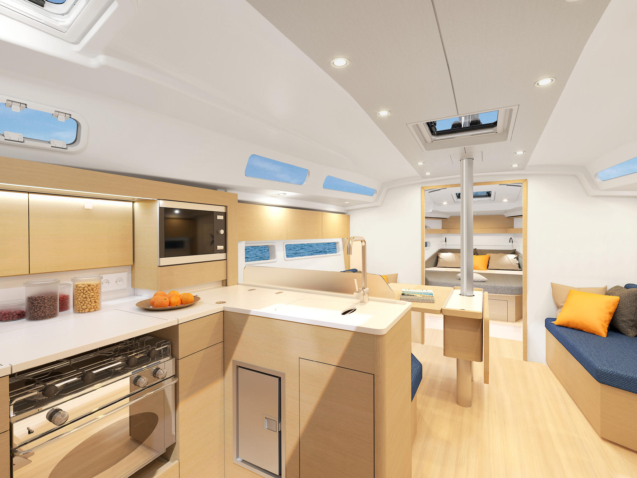 HANSE 360 CARRE INTERIEUR