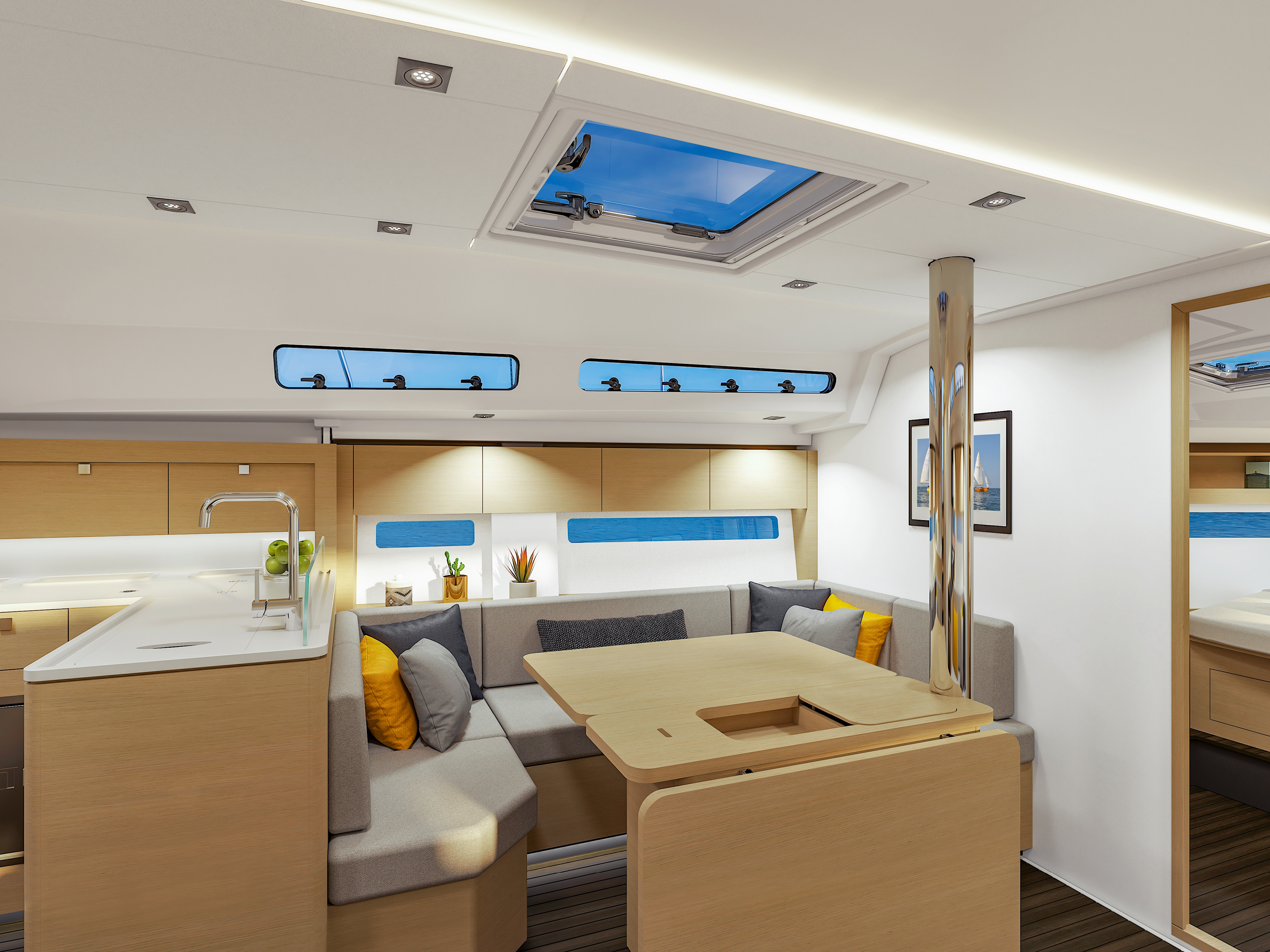 Voilier Hanse 410 Intérieur