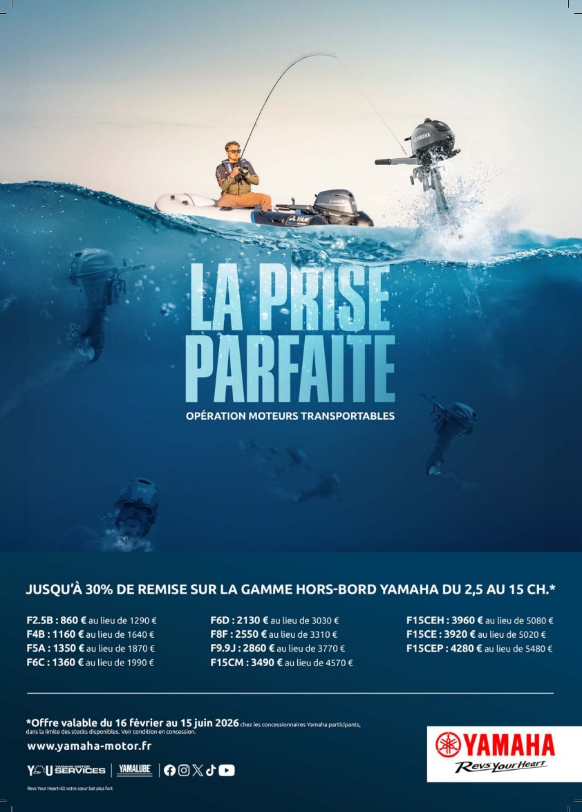 Promotion moteur YAMAHA Hors-bord